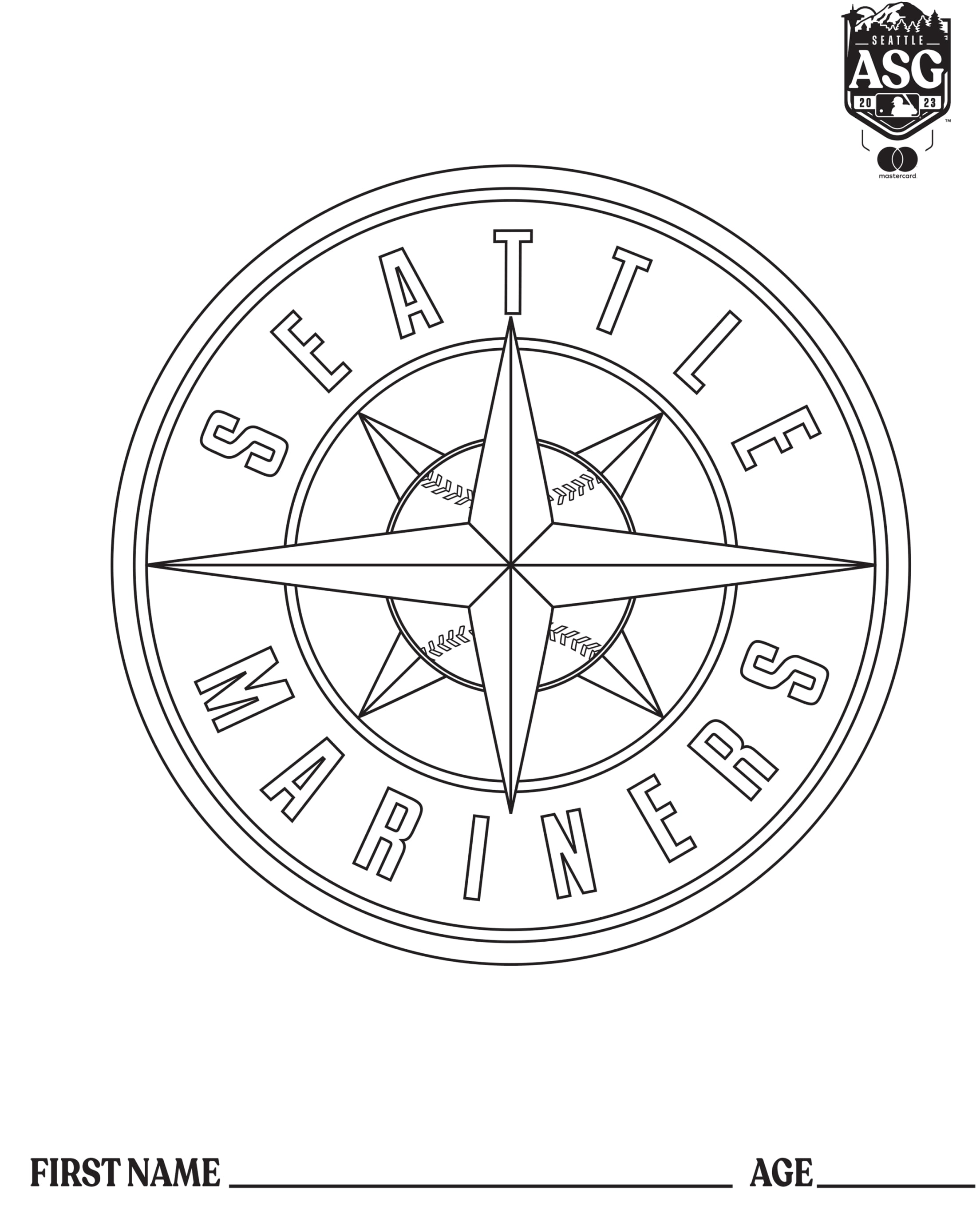 seahawks logo coloring page