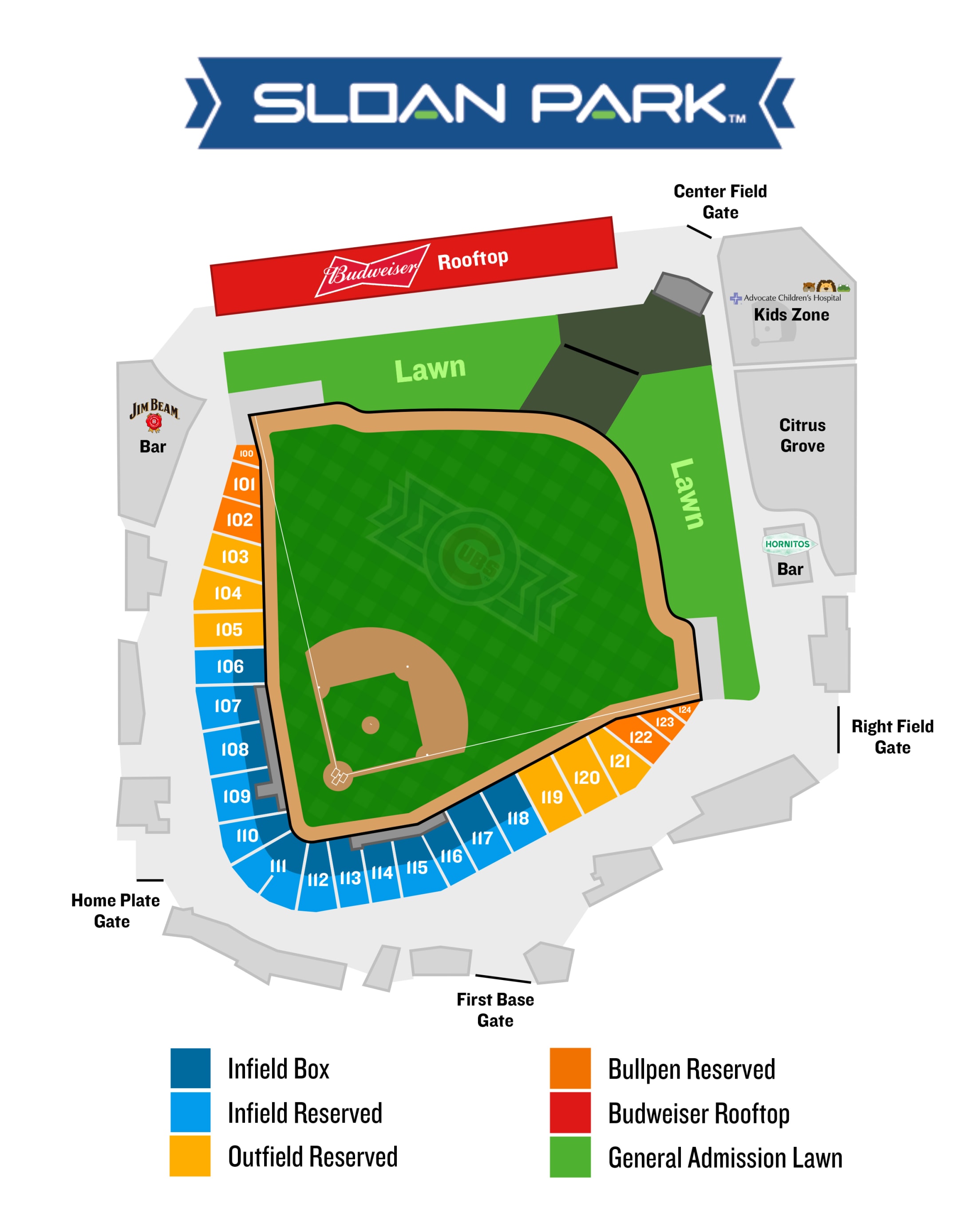 Chicago Cubs Interactive Seating Chart