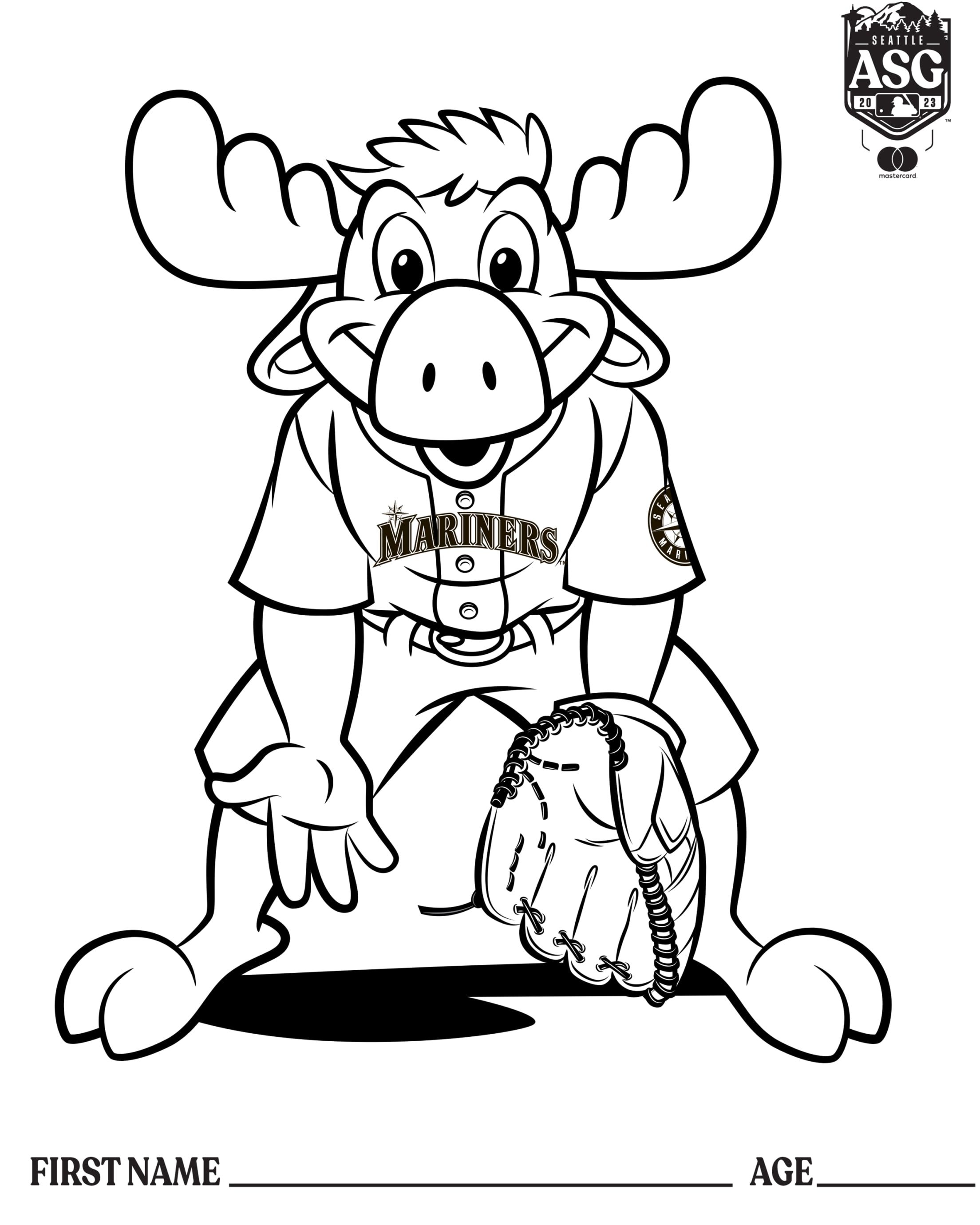 The Texas Ranger star coloring page printable game