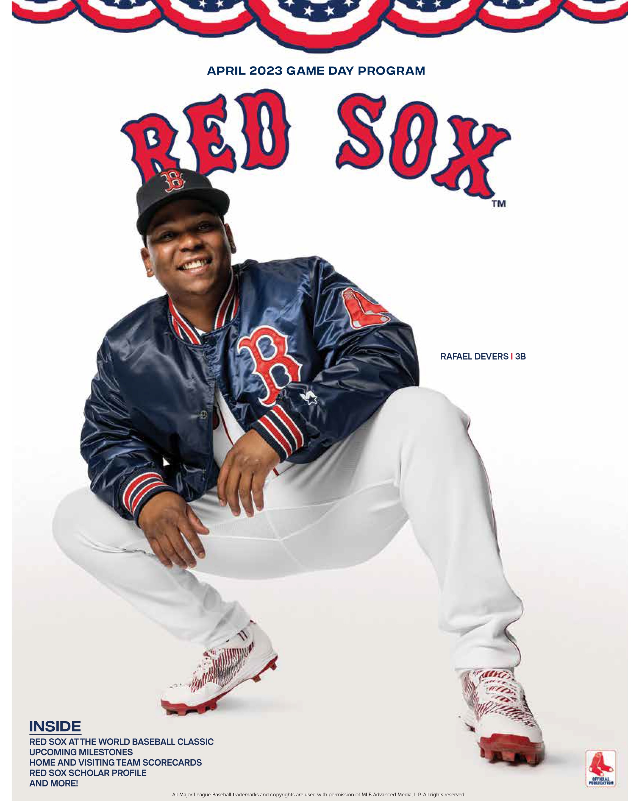 Red Sox Game Day Program Boston Red Sox