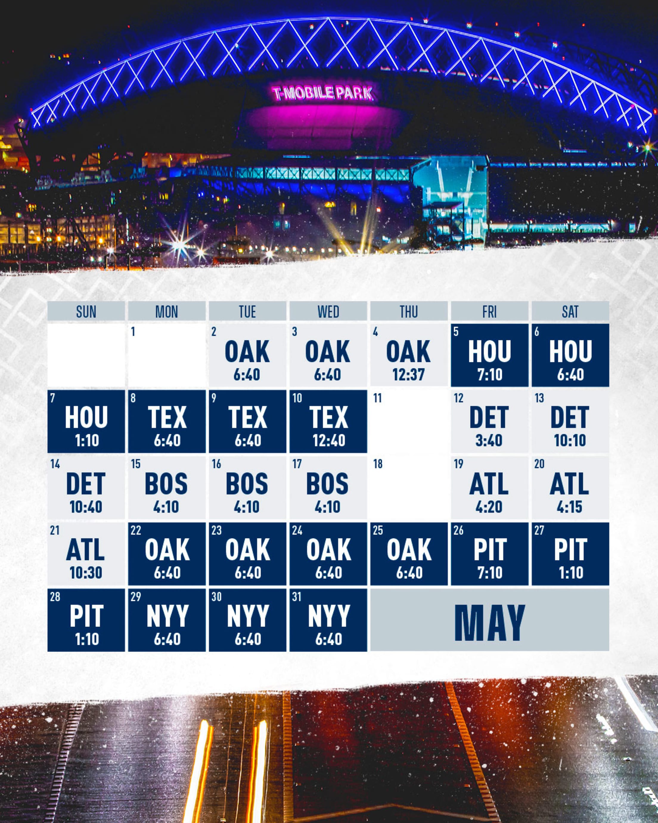 It's almost time to update that schedule wallpaper for July! Enjoy! :  r/Mariners