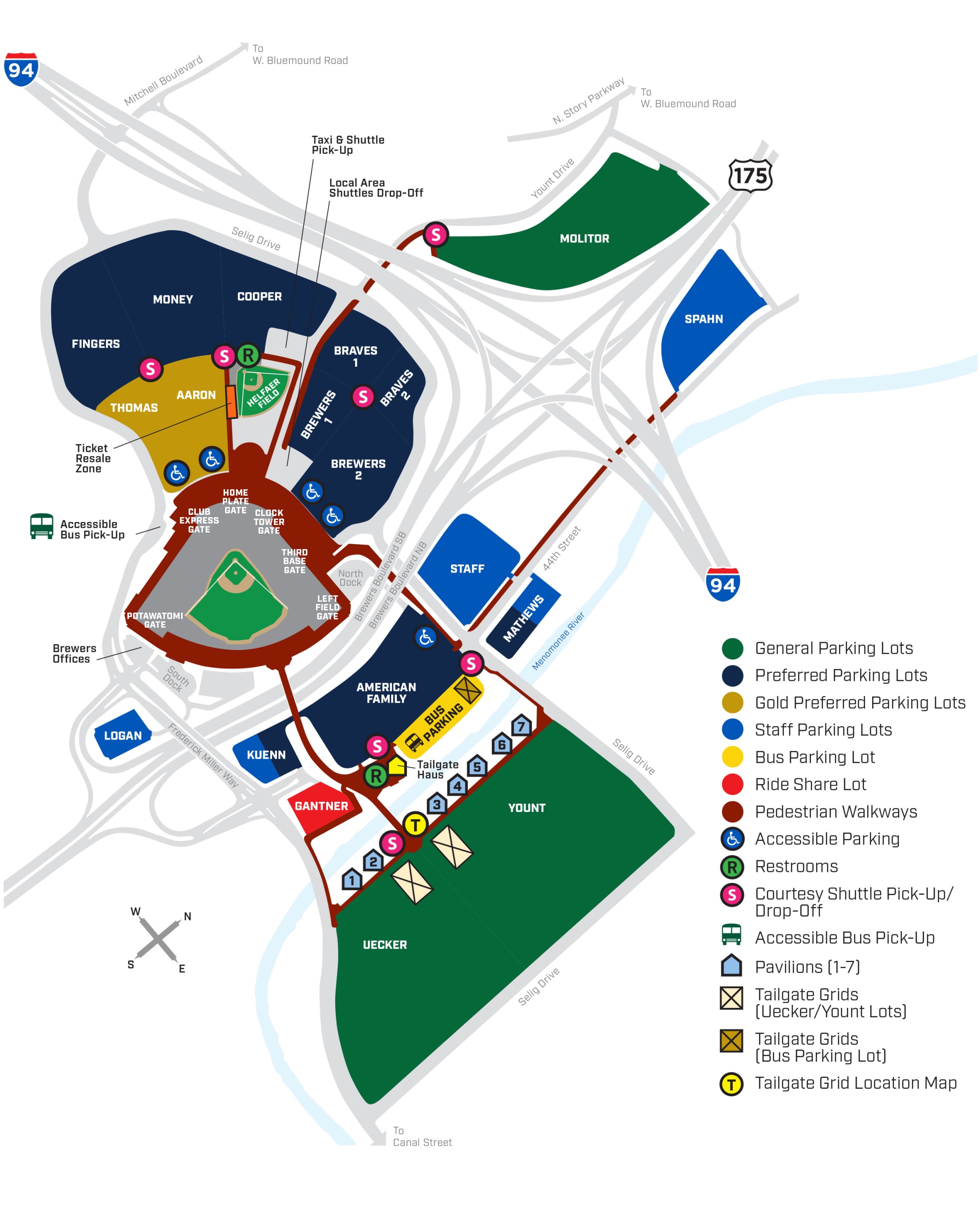 Where to Park at American Family Field