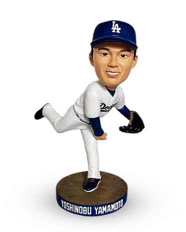 Dodgers Yoshinobu Yamamoto bobblehead