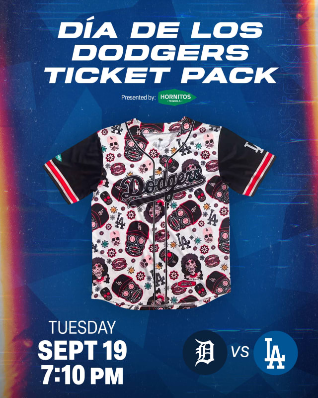 Los Angeles Dodgers Dia De Los Dodgers Night Baseball Jersey Giveaway 2023  - Lelemoon