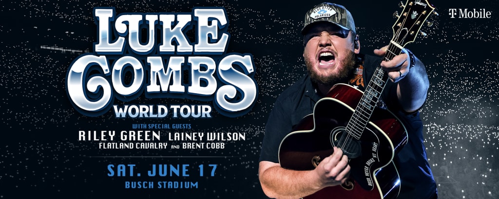 Luke Combs I Will Take You With Me June 17 2023 Busch Stadium St Louis MO  Home Decor Poster Tapestry - Binteez