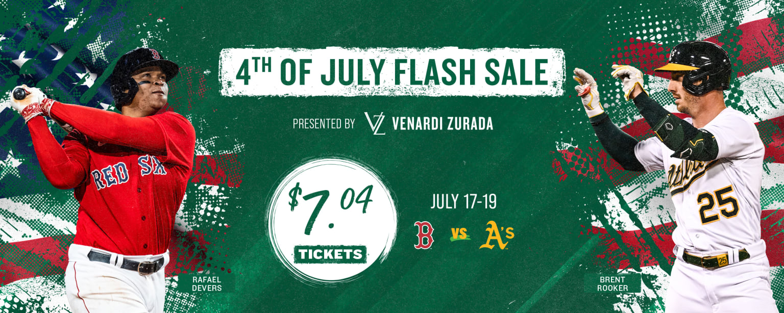 Oakland A's on X: Wicked sweet 4th of July deal 🎆 Don't miss out