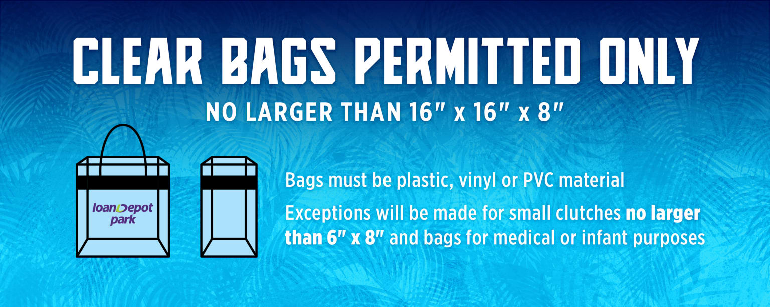 Marlins Stadium Clear Bag Policy