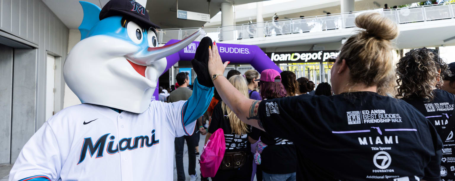 Marlins Unveil Anniversary Logo, Fire Man Who Plays Billy The Marlin - CBS  Miami