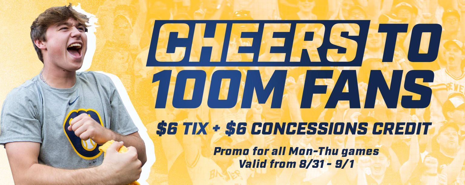 Milwaukee Brewers on X: You can now get FREE tickets at the Brewers Team  Store! For every $50 spent at the store, you'll get a free ticket voucher  for any Monday-Thursday game