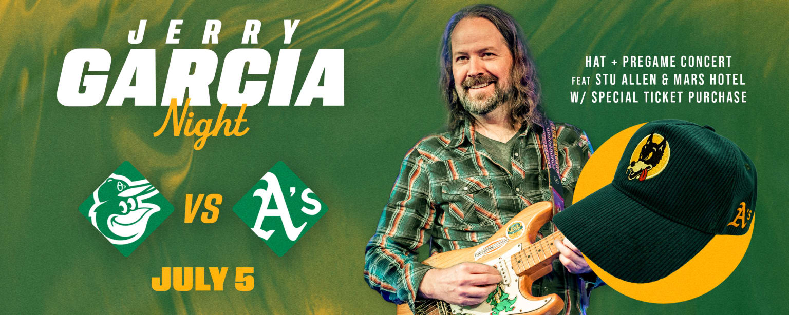 Greek Theatre + A's Jerry Garcia Night Promotion | Oakland Athletics