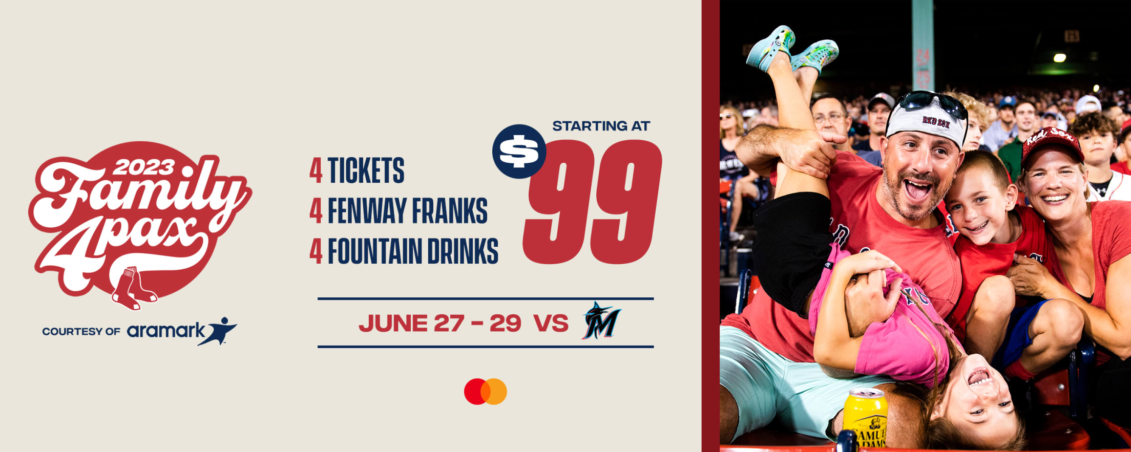 Family 4 Pax Boston Red Sox