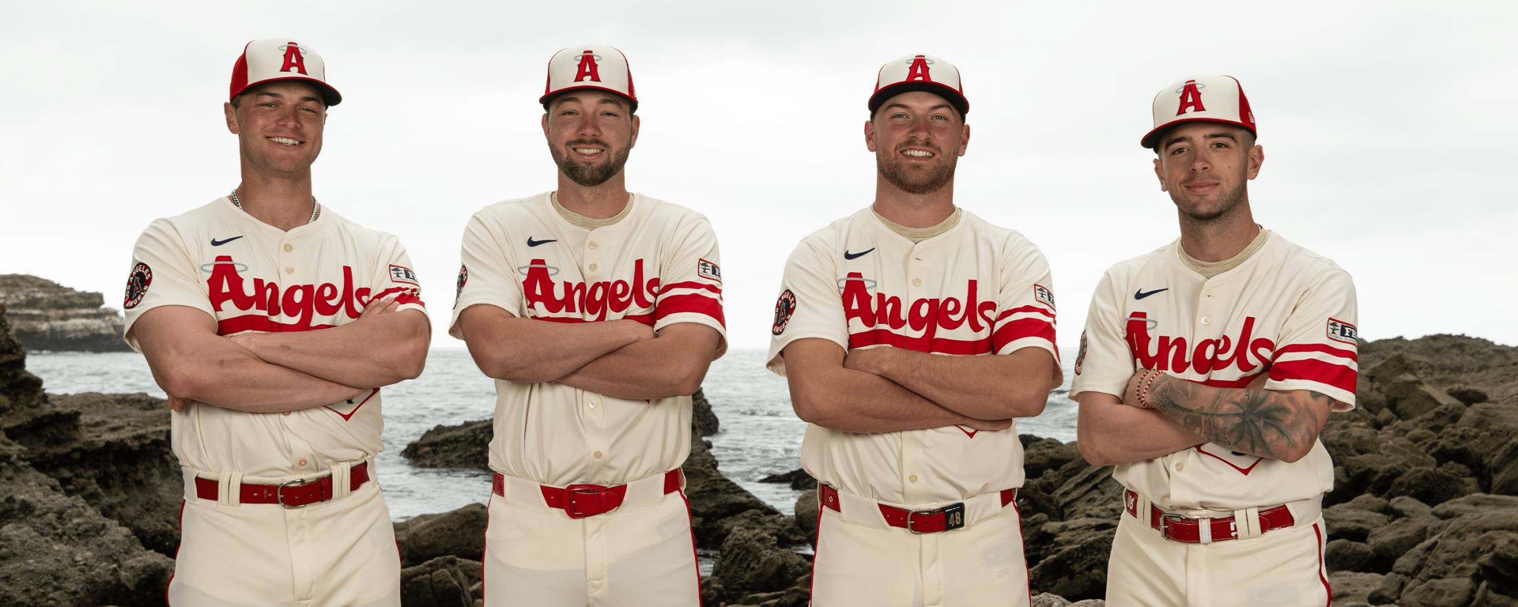Los Angeles Angels シティーコネクト　ユニフォーム Women's Los Angeles Angels Nike Cream City Connect Replica