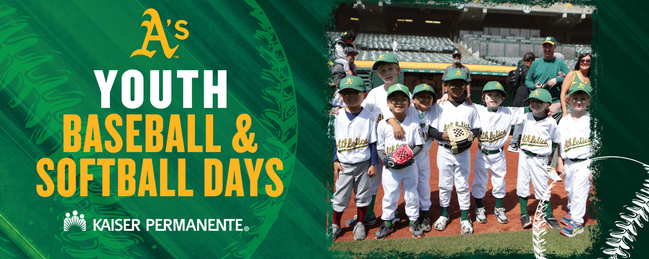 Oakland A's on X: There's no day like Youth Baseball and Softball Day ⚾️🥎   / X