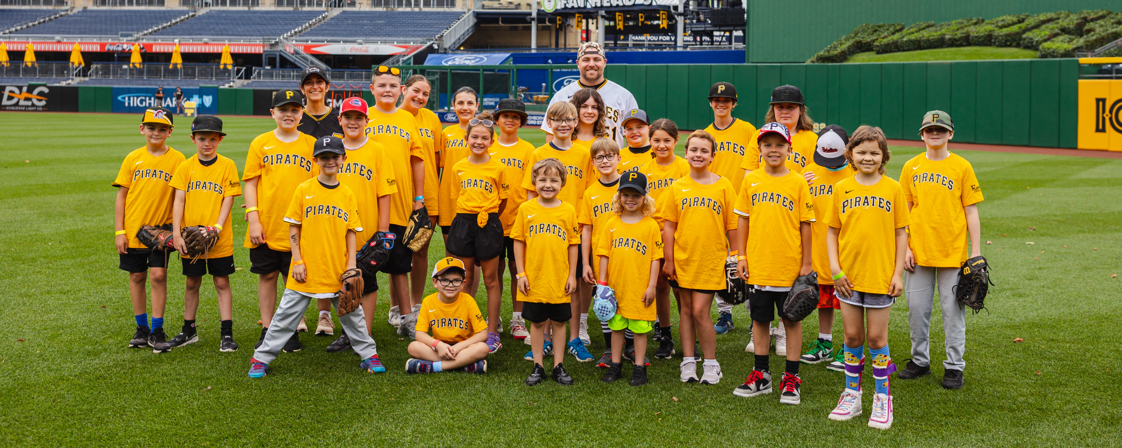 Pirates enjoy day with Little League players