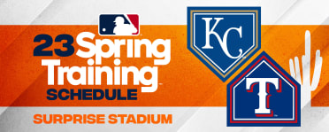 Surprise Stadium on Twitter: The countdown to @Rangers & @Royals  Spring Training has officially begun! ⏱️: 2023 Game Times - Now Available!  🎟: Single Game Tickets on-sale - Tomorrow (Tuesday at 10