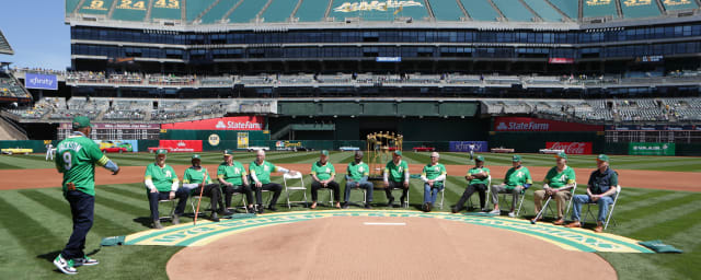 Vida Blue Oakland 40th Anniversaryof Cy Young Bobblehead MLB 