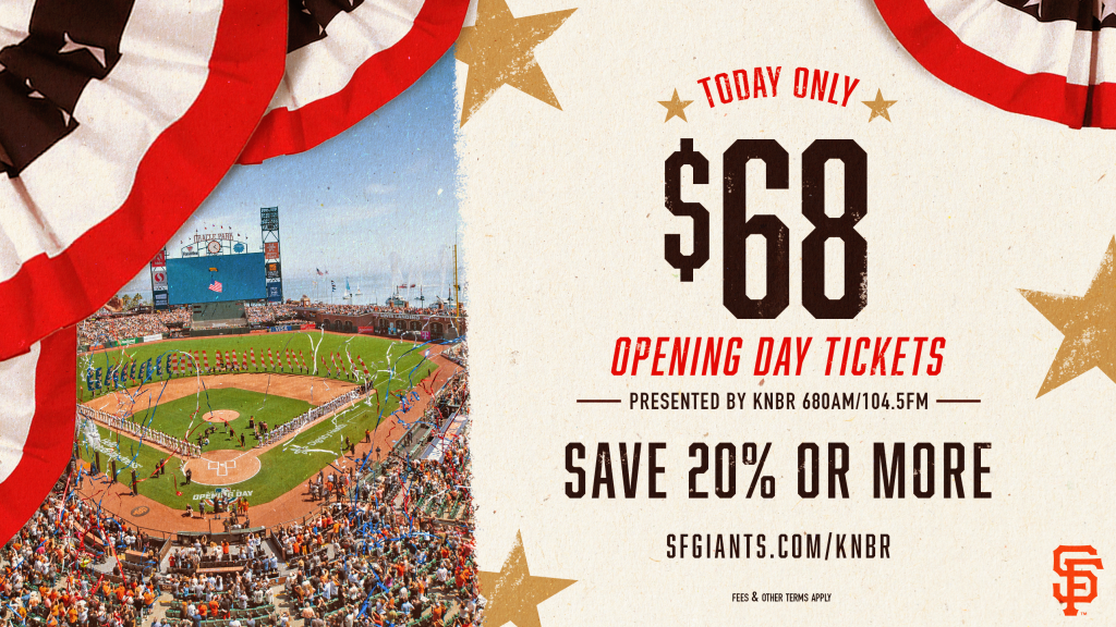 Opening Day Offer | San Francisco Giants