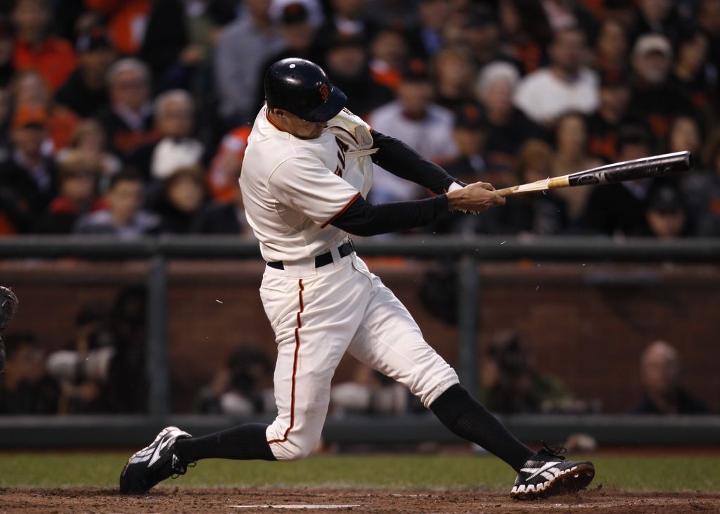 Hunter Pence Wall of Fame Ceremony at Oracle Park, Saturday, September ...