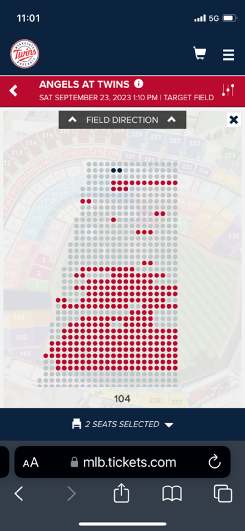 Mobile Ticket Exchanges | Minnesota Twins