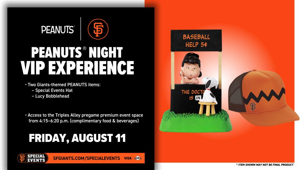 San Francisco Giants Game – 50th Anniversary Peanuts Day – Over 40 First  Time Mom