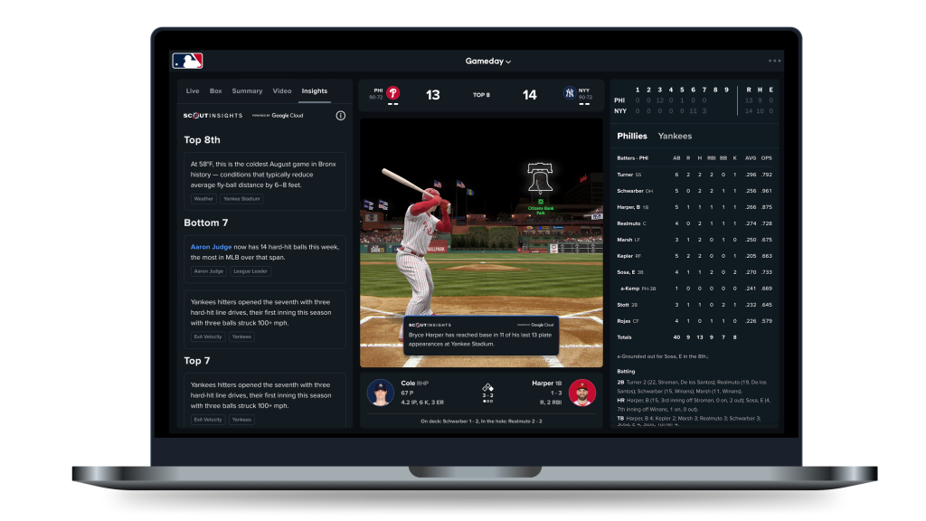 MLB Scout Insights, powered by Google Cloud AI | MLB.com