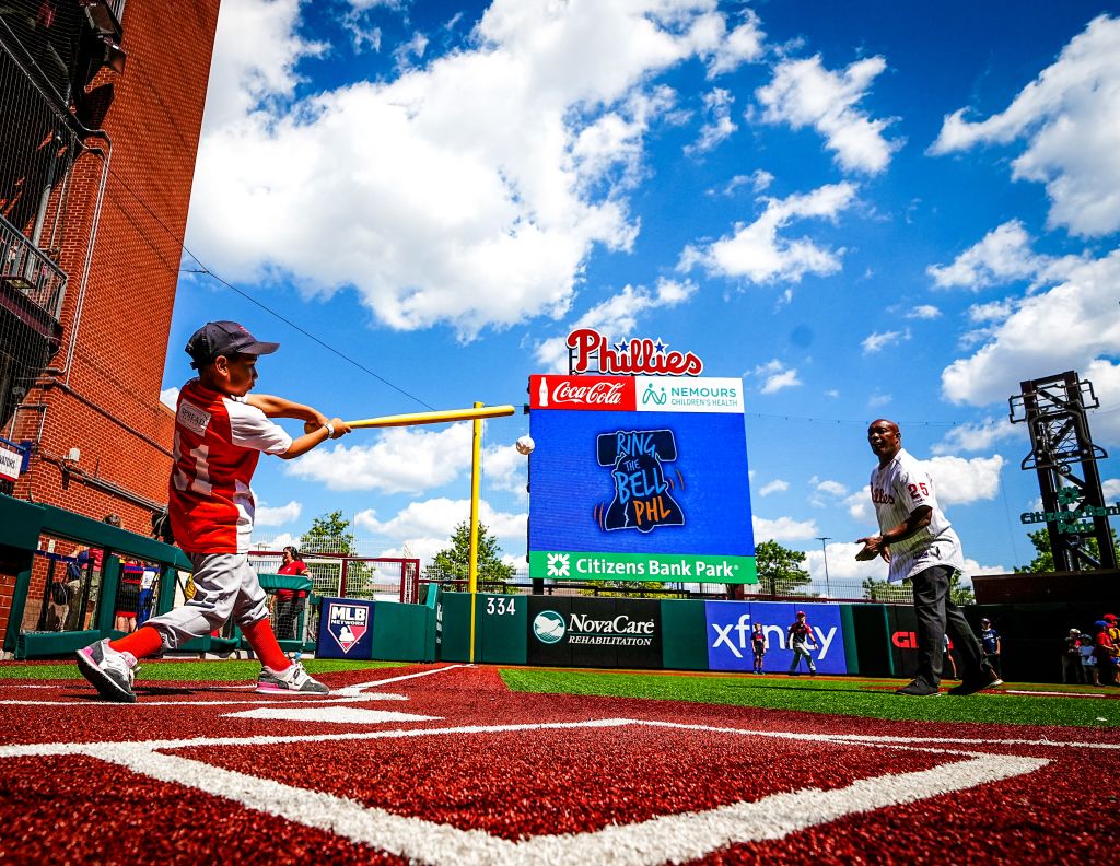 Phillies & School District of Philadelphia RingTheBell for New School