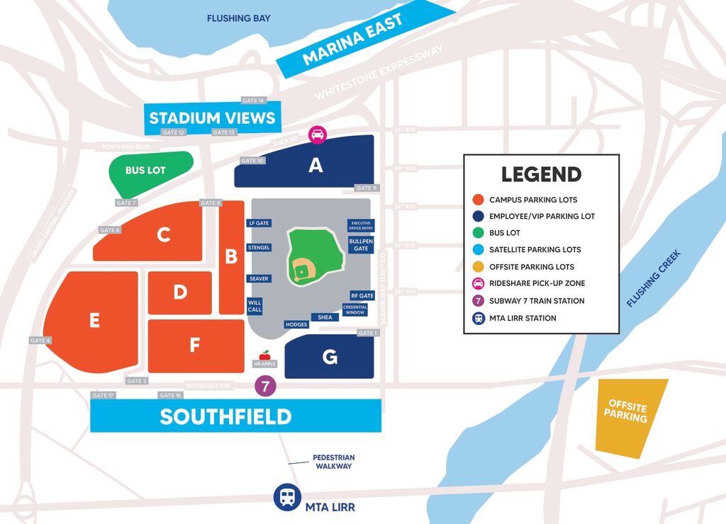 Stadium and Parking Maps