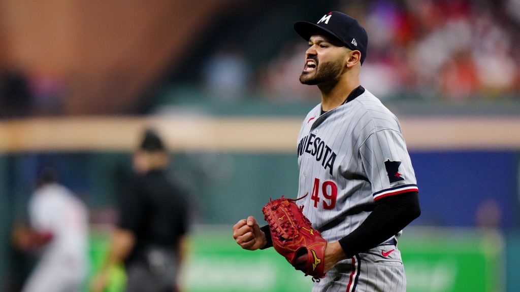 Minnesota Twins center fielder Eddie Rosario runs to the dugout during the  eighth inning of a baseball game against the Detroit Tigers, Wednesday,  April 12, 2017, in Detroit. (AP Photo/Carlos Osorio Stock