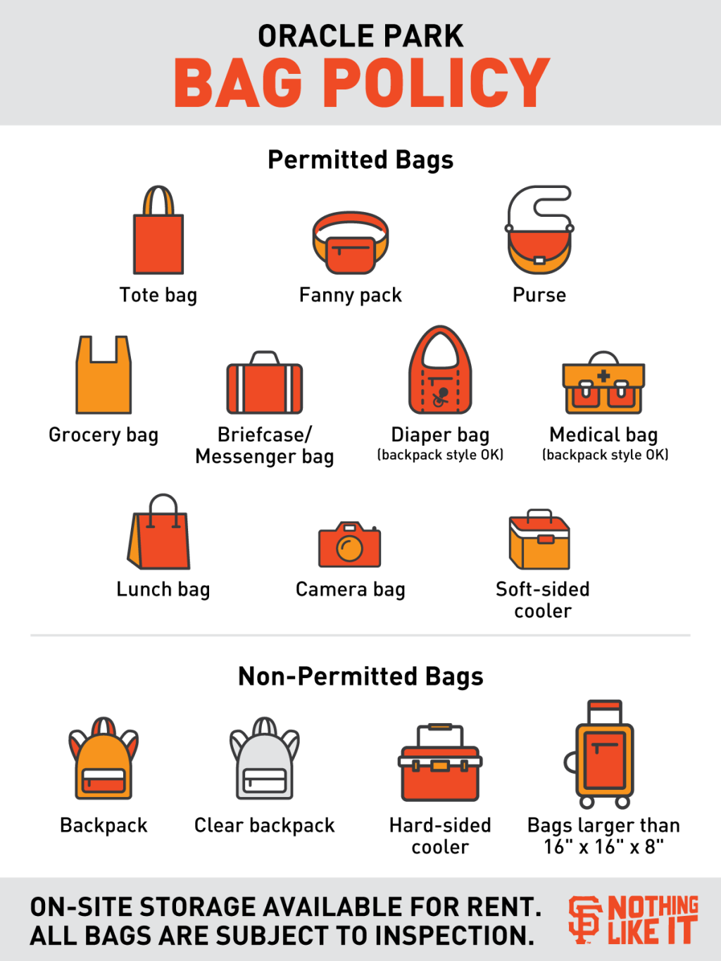 StadiumArena Bag Policies  Check Out Our StadiumCompliant Bags  SC