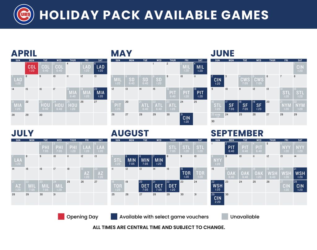 Cubs Holiday Pack | Chicago Cubs
