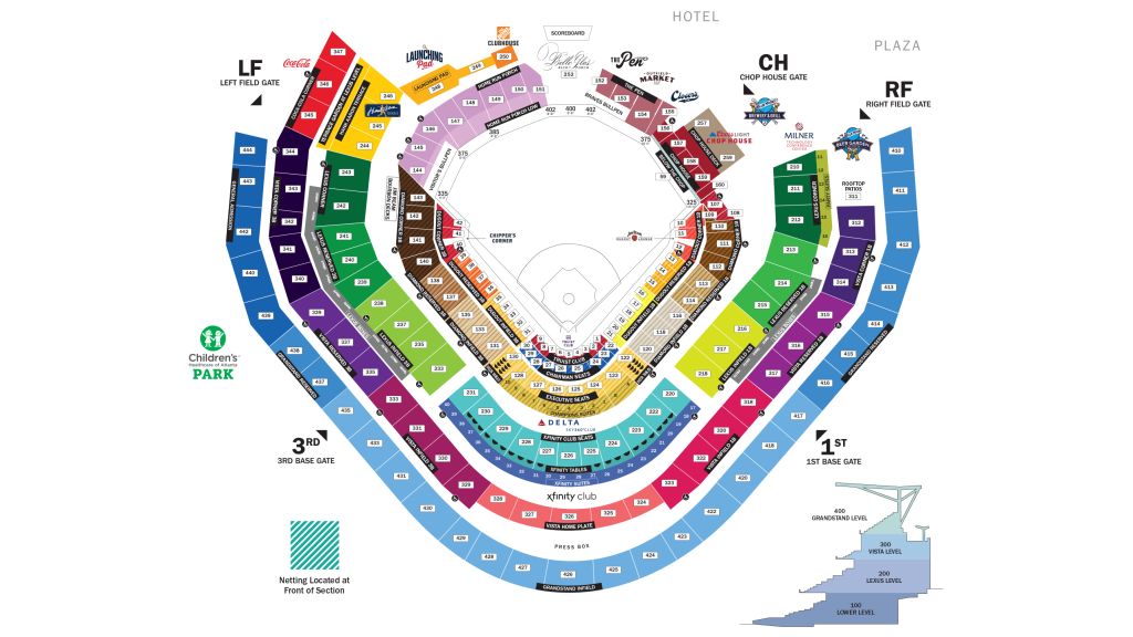 Truist Park Seating Chart Atlanta Braves