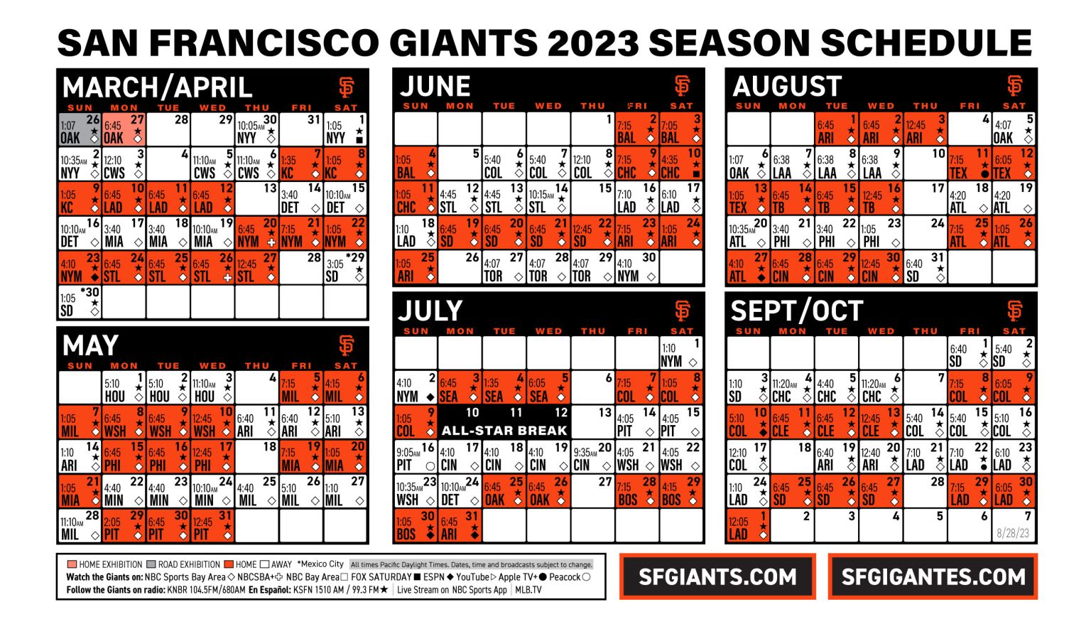 San Francisco Giants - 2023 tunes 🎧