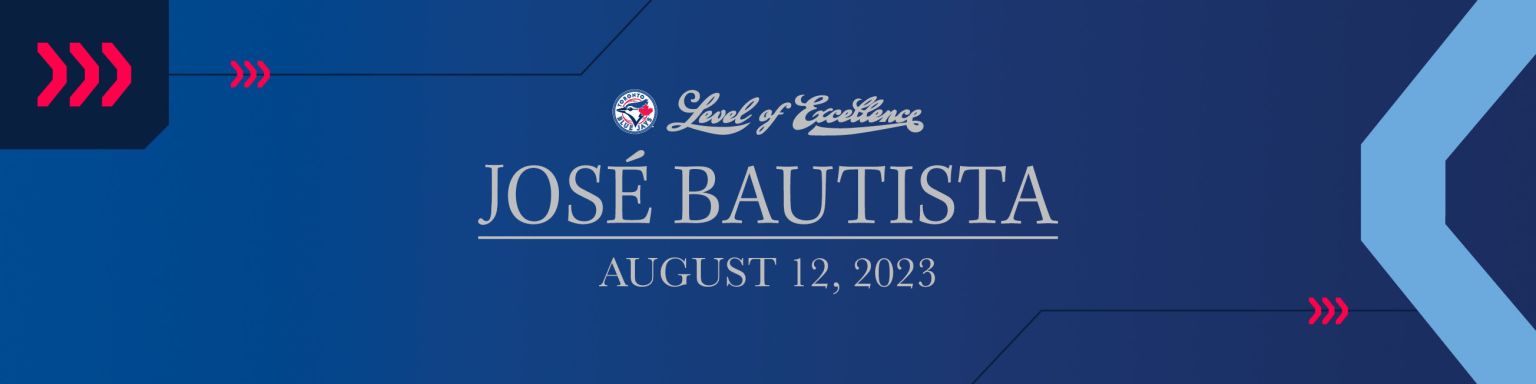 2023 Blue Jays Jose Bautista LOE Ceremony