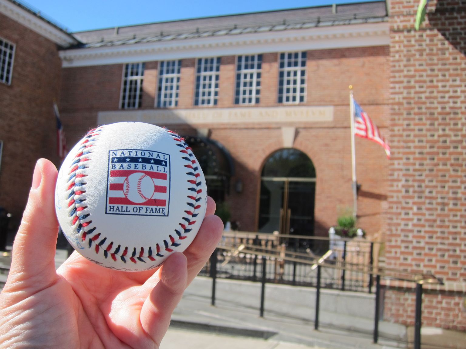 Baseball hall of fame inside