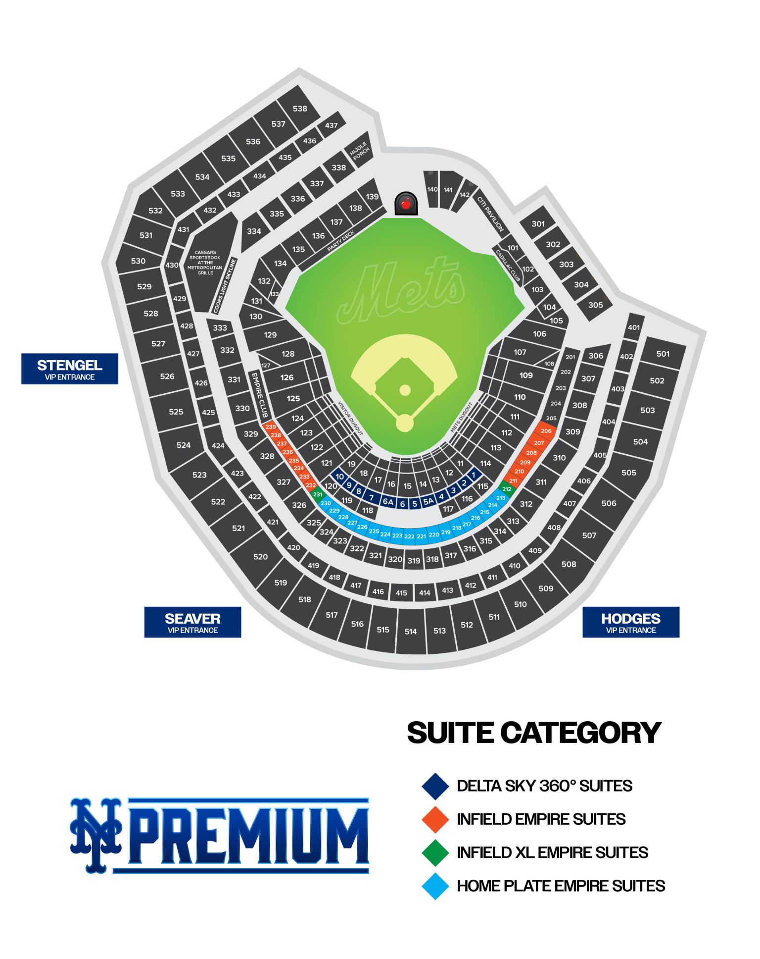 Suite Rentals New York Mets