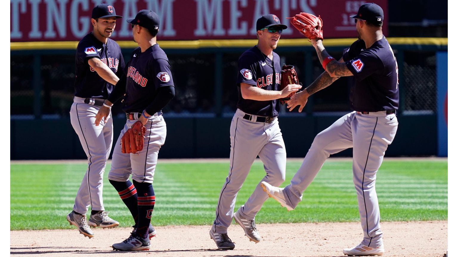 Game Used Jersey - Bradley Zimmer #4 - Twins @ Indians 9/7/21, White Sox @  Indians 9/26/21