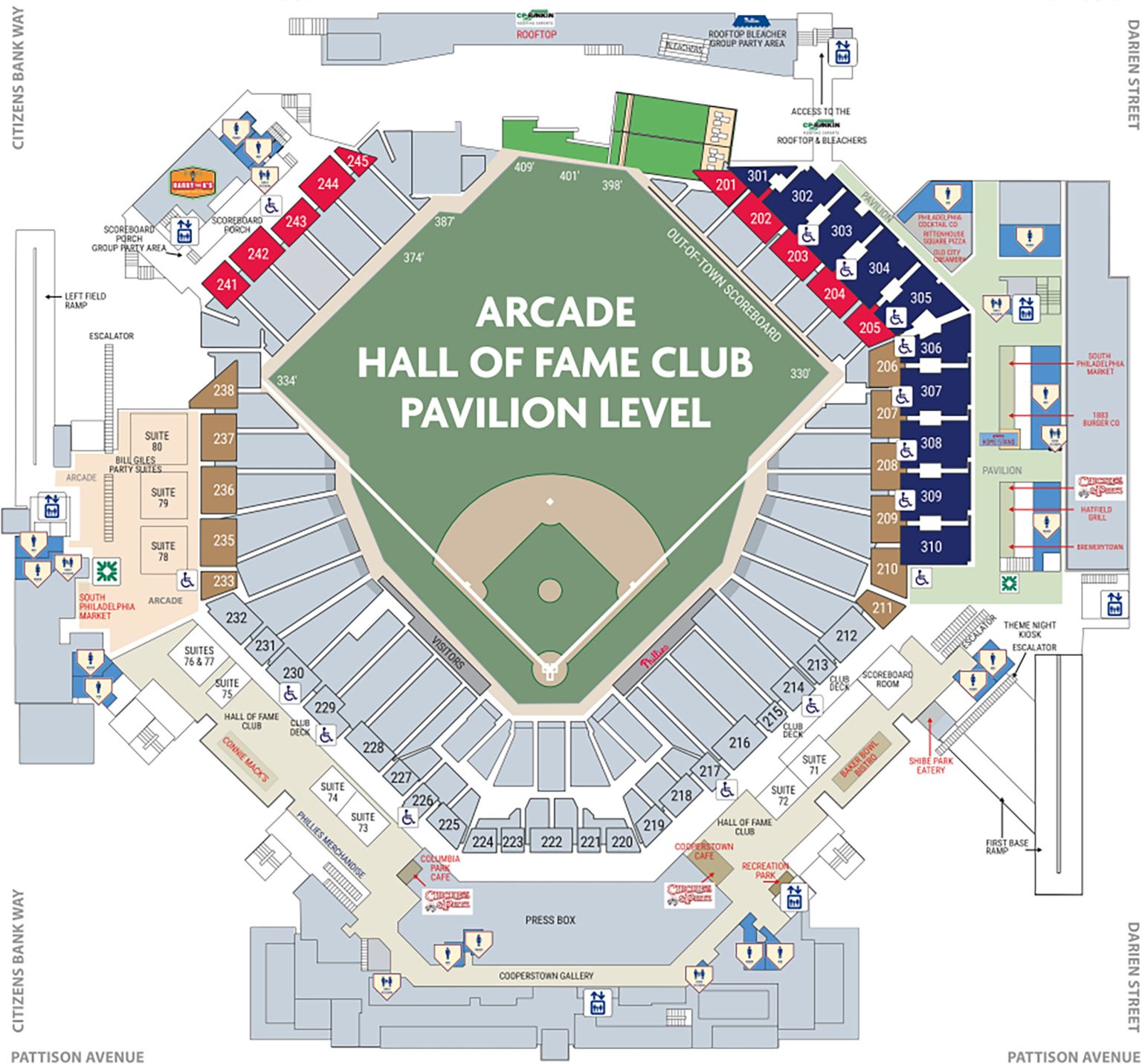 Citizens Bank Park Seating Charts 