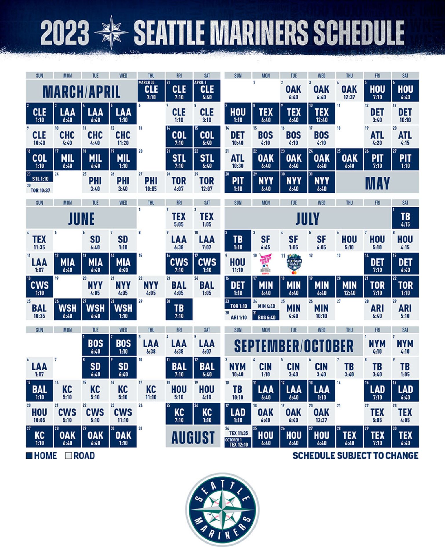 Seattle Mariners on Twitter Well open the 22 season at home on March 31  vs the Tigers Full Schedule  httpstcoD9sE4hYrbp  httpstcoeyvr8AmpFz  Twitter