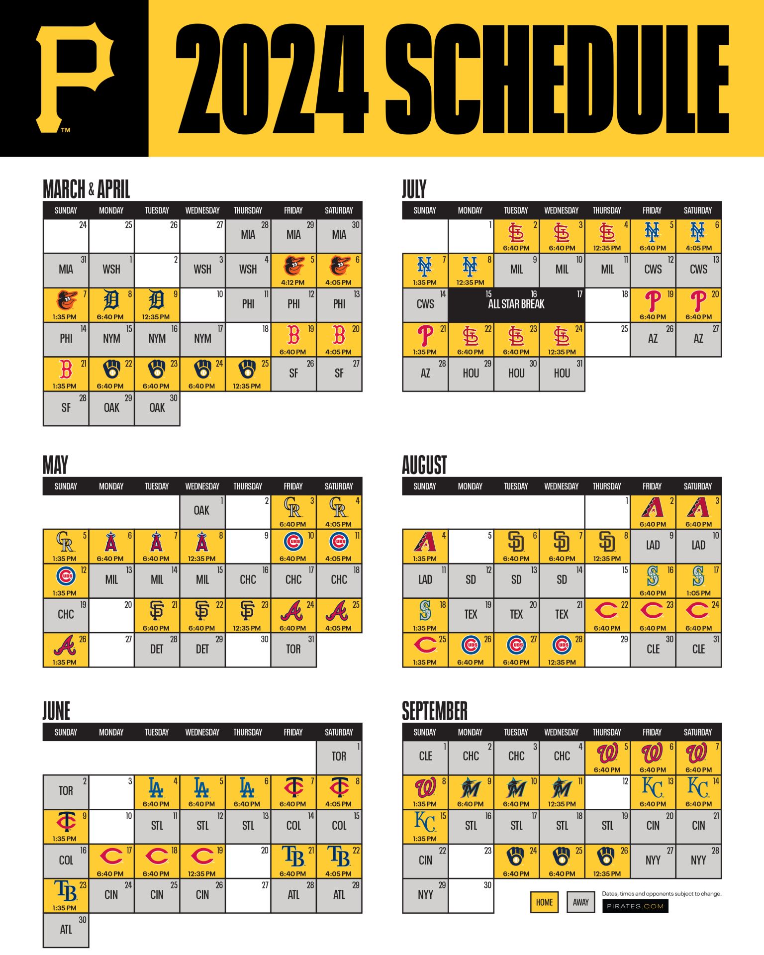 Pittsburgh Pirates Baseball Schedule 2025 Bernadette Simpson