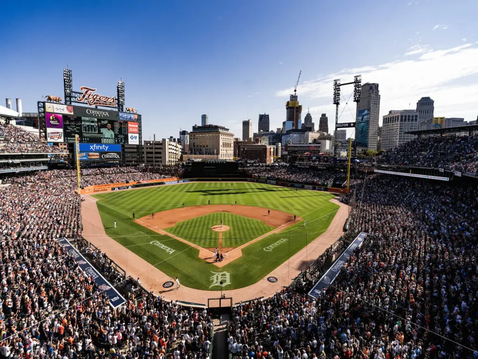 Download wallpapers Detroit Tigers, American baseball club