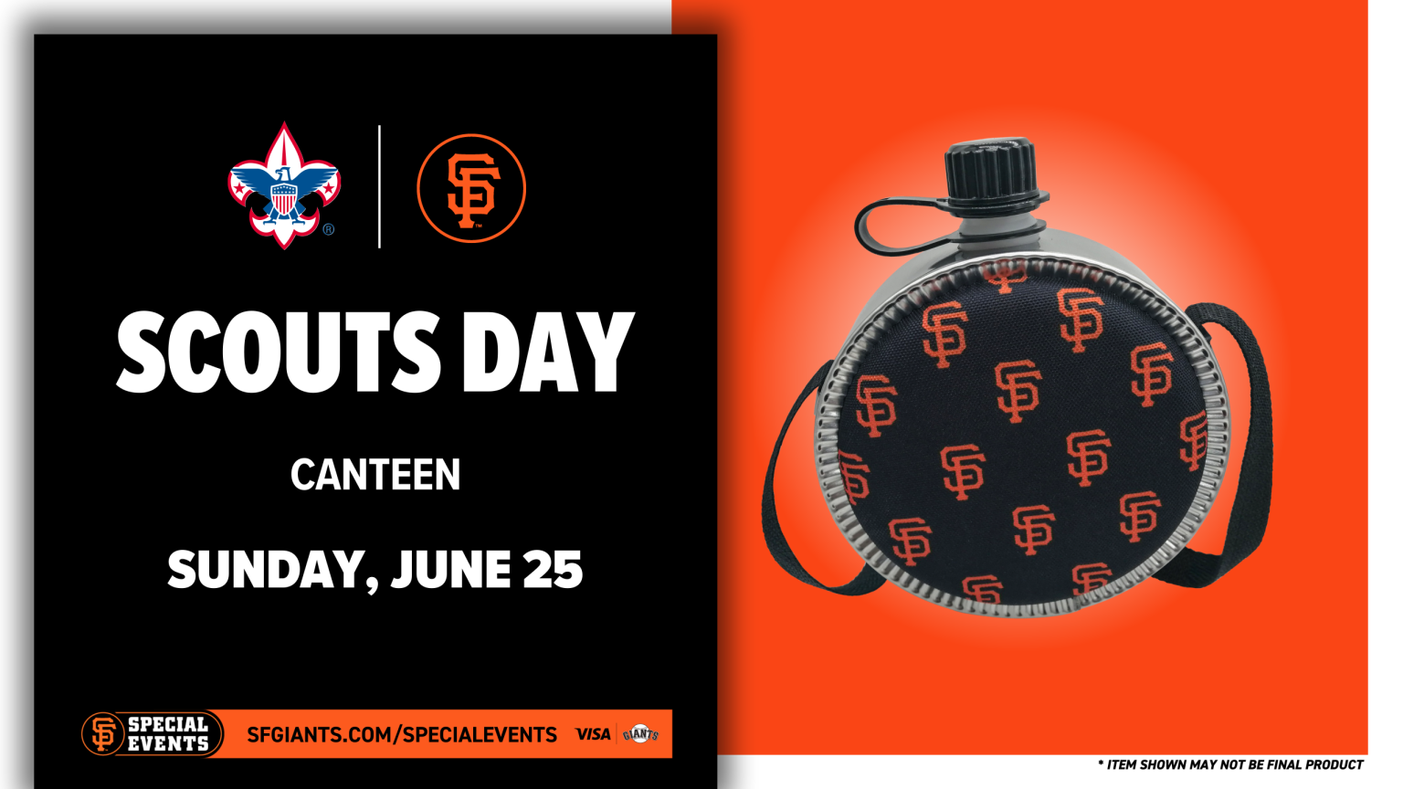 SCOUTS DAY Giants Special Events San Francisco Giants