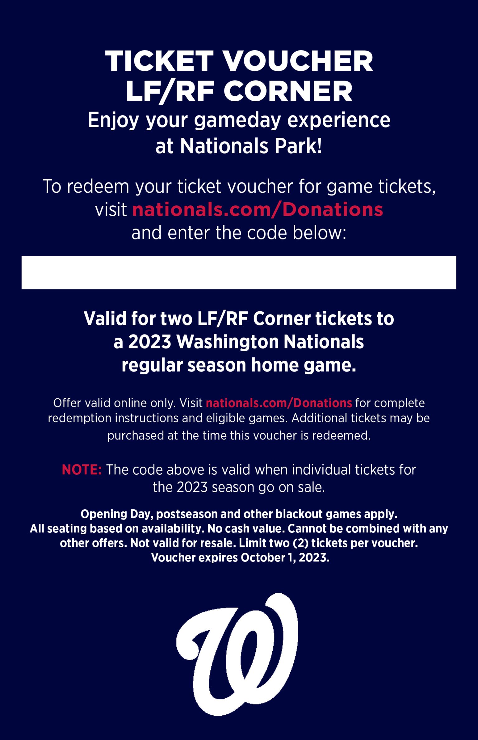 Voucher Redemption  Los Angeles Angels