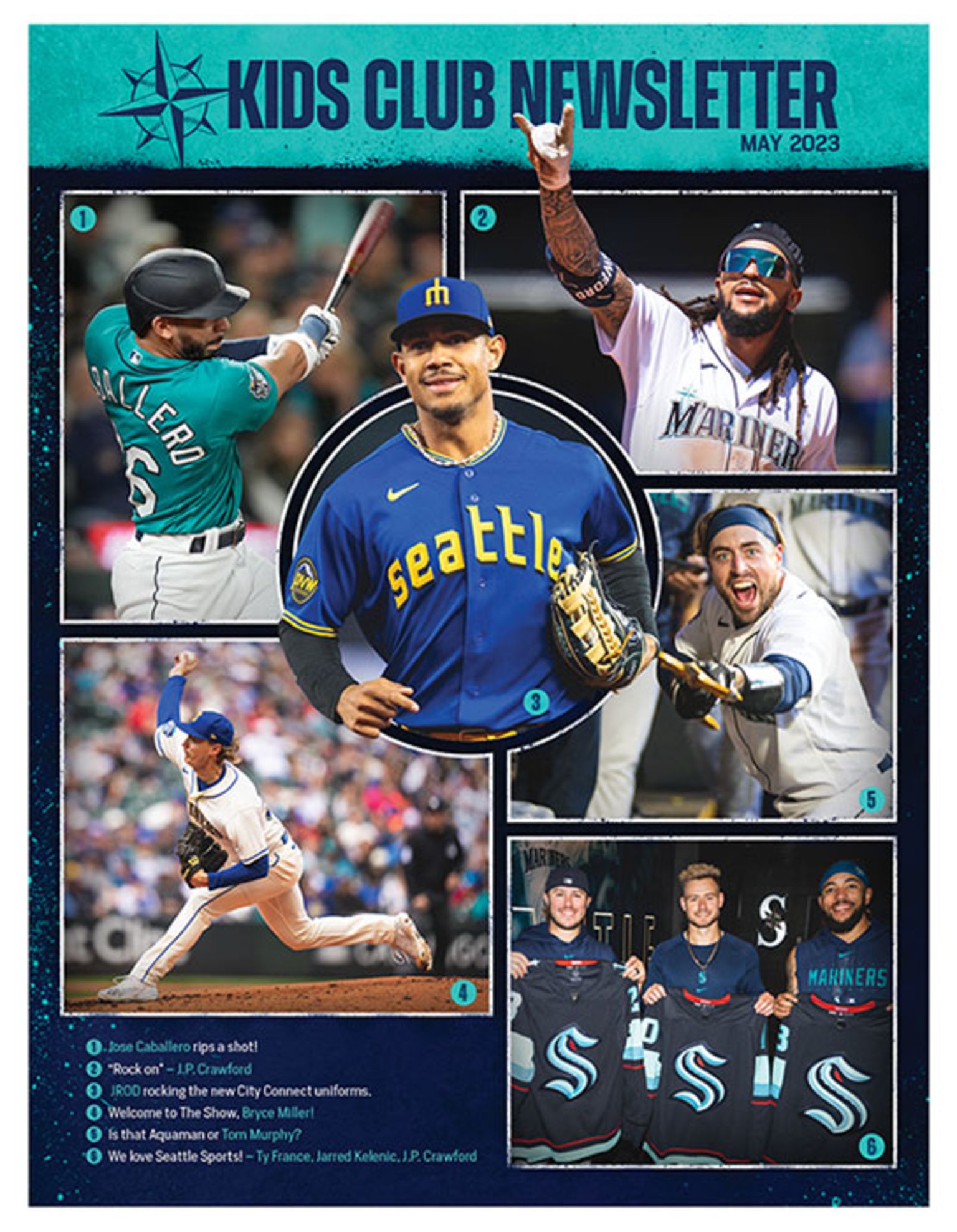 Mariners Kids Club Newsletter Seattle Mariners