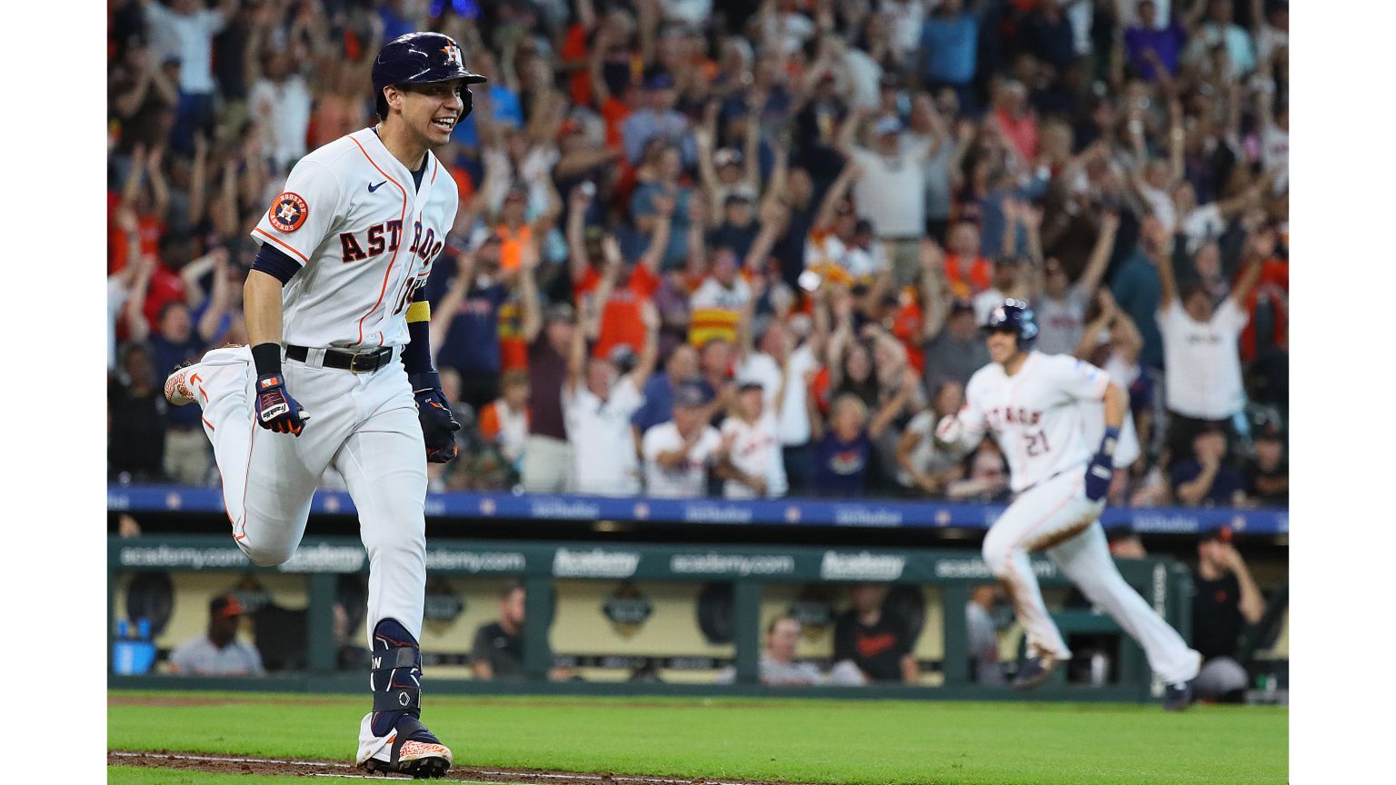 Awesome Artifacts Jose Altuve George Springer Justin Verlander Dallas Keuchel Houston Astros 2017 World Series Champions Team Signed Jersey by Awesome Artifact