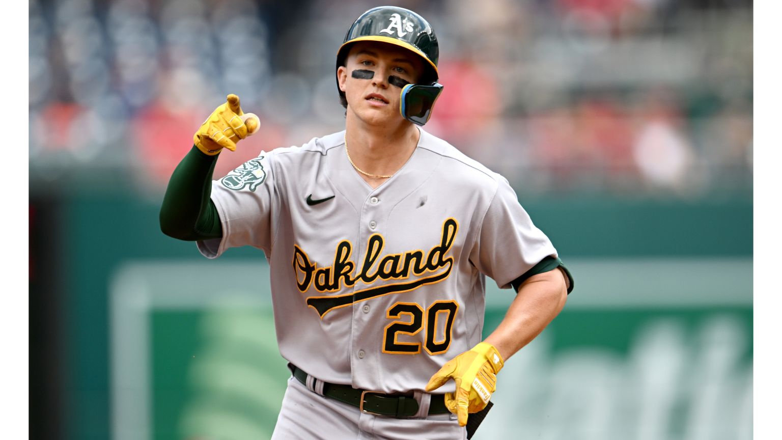 A detailed view of a Oakland Athletics jersey while in action against  News Photo - Getty Images