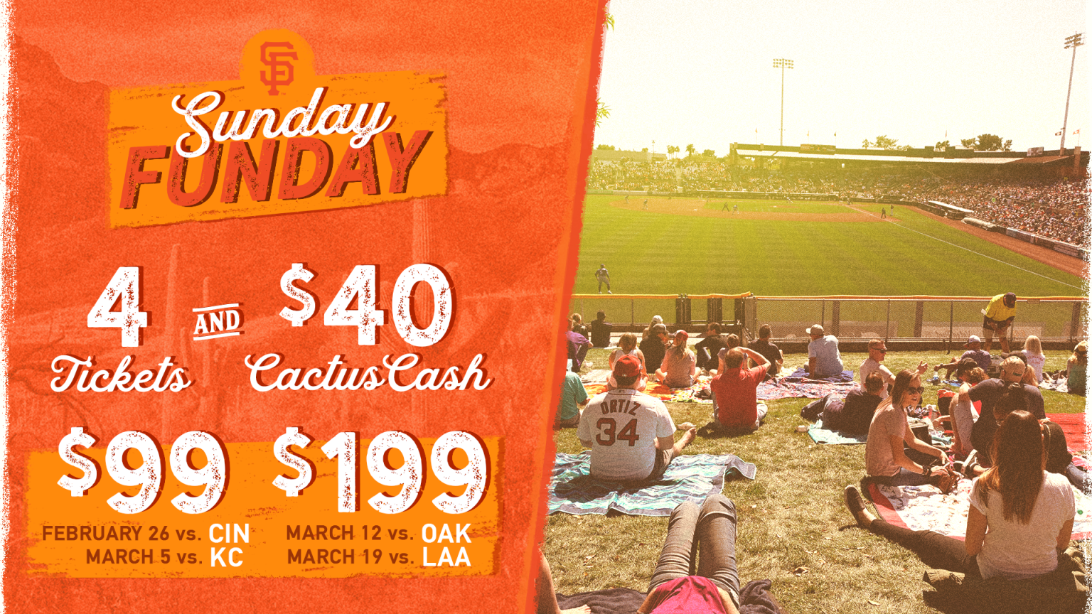 Spring Training Special Ticket Offers