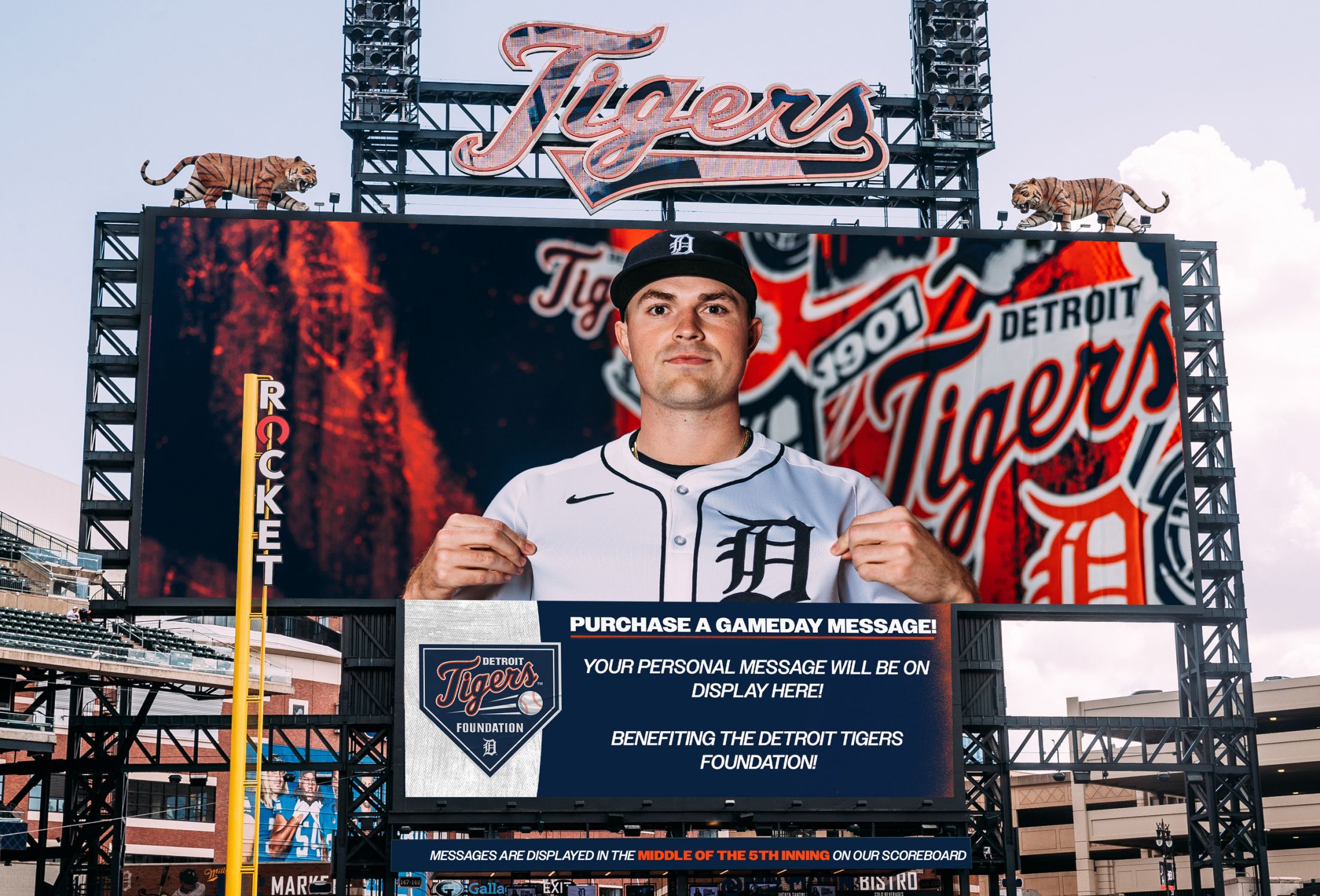 Gameday Messages Detroit Tigers