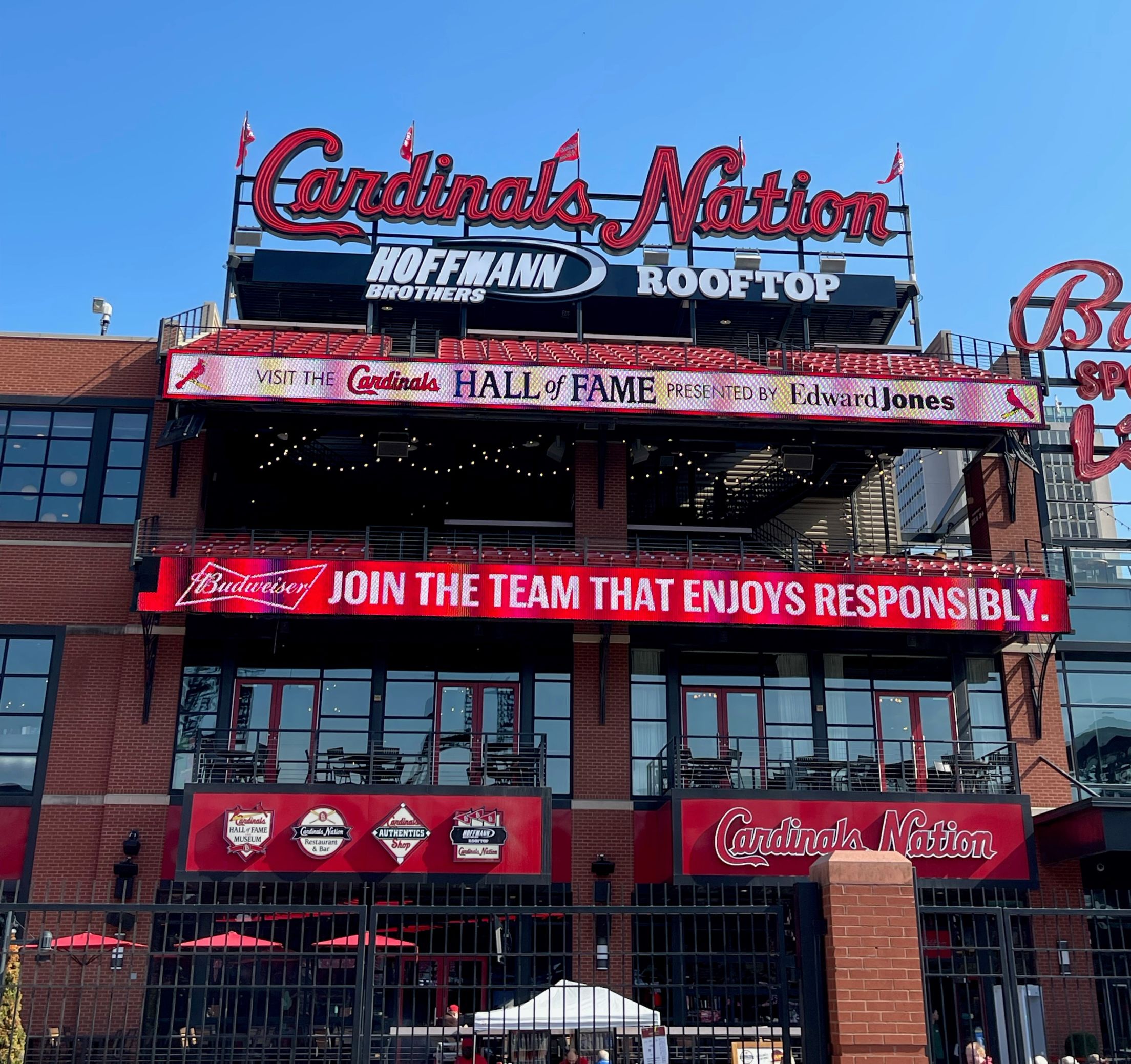 Hoffmann Brothers Rooftop Cardinals Nation Rooftop St. Louis Cardinals