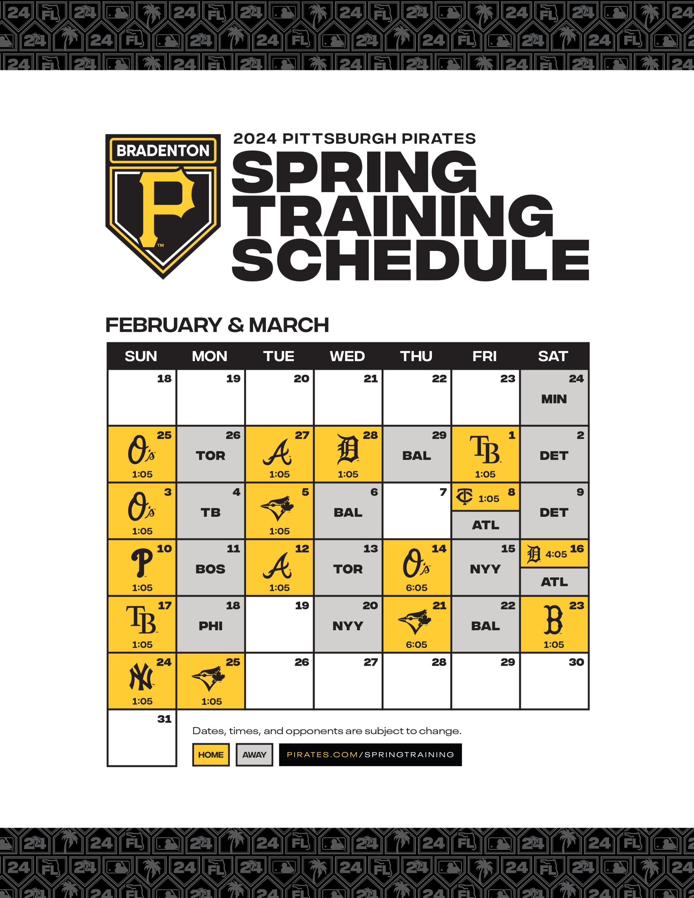 Pittsburgh Pirates Game Schedule 2024 Ruby Willie