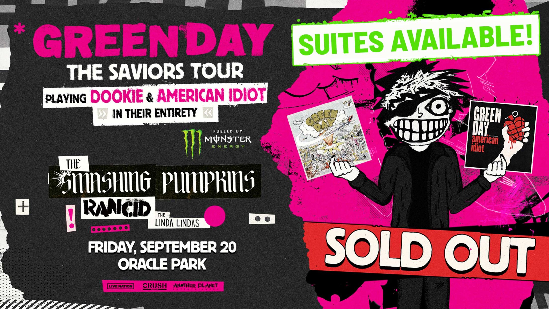 Green Day The Saviors Tour San Francisco Giants